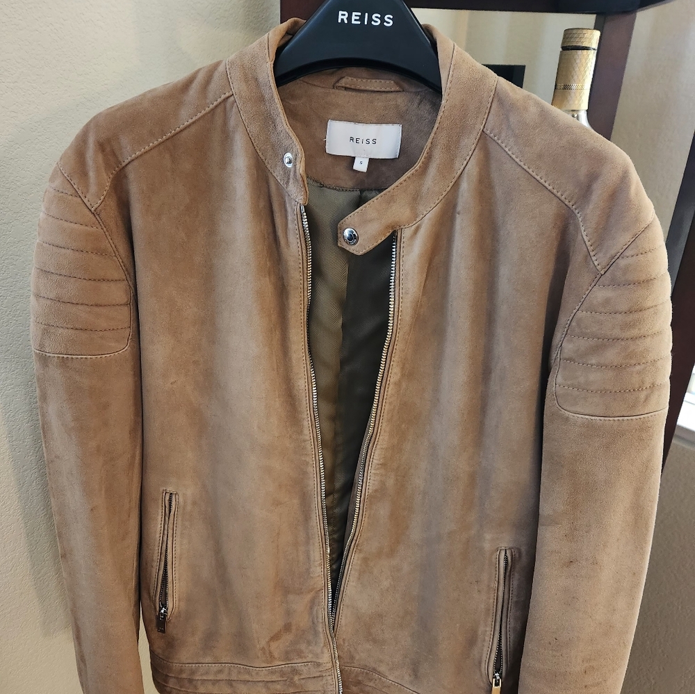 Reiss Suede Leather Jacket